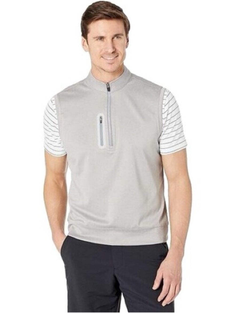 Johnnie-O /// Men’s Denny Prep Performance 1/4 Zip Vest - Size Medium